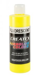 Createx Airbrush Colors Fluorescent Yellow, 8 oz.