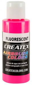 Createx Airbrush Colors Fluorescent Hot Pink, 2 oz.