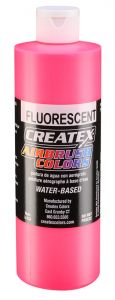 Createx Airbrush Colors Fluorescent Hot Pink, 16 oz.