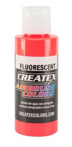 Createx Airbrush Colors Fluorescent Red, 2 oz.