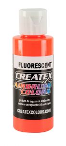 Createx Airbrush Colors Fluorescent Orange, 2 oz.