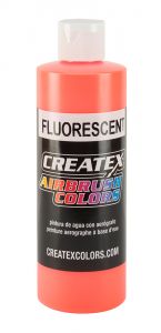 Createx Airbrush Colors Fluorescent Orange, 8 oz.