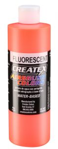 Createx Airbrush Colors Fluorescent Orange, 16 oz.