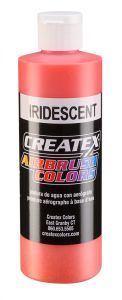 Createx Airbrush Colors Iridescent Scarlet, 8 oz.