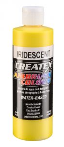 Createx Airbrush Colors Iridescent Yellow, 8 oz.