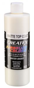 Createx Airbrush Colors Matte Top Coat, 16oz.