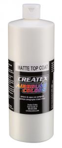Createx Airbrush Colors Matte Top Coat, 32oz.