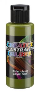 Createx Illustration Colors Yellow Green Oxide, 2 oz.