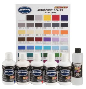Createx Colors AutoBorne Sealer Primary Set, 16 oz.