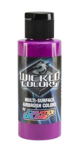 Createx Wicked Colors Fluorescent Purple, 2 oz.