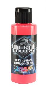 Createx Wicked Colors Fluorescent Red, 2 oz.