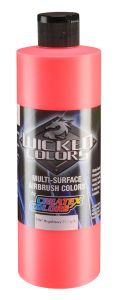 Createx Wicked Colors Fluorescent Red, 16 oz.