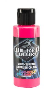 Createx Wicked Colors Fluorescent Pink, 2 oz.