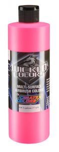 Createx Wicked Colors Fluorescent Pink, 16 oz.
