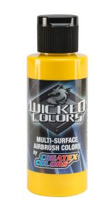 Createx Wicked Colors Pearl Yellow, 2 oz.