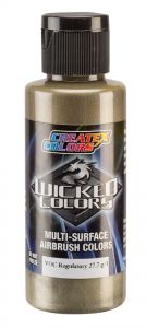Createx Wicked Colors Metallic Pewter, 2 oz.