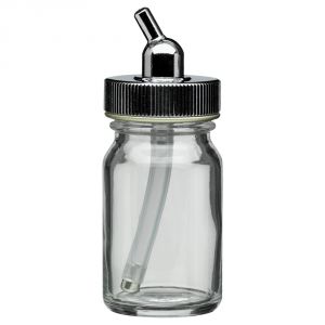 Glass Bottle with Metal Adaptor Cap (0.68 oz / 20 ml)