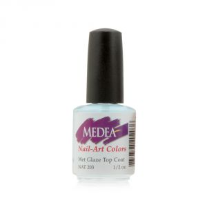 Medea Wet Glaze Top Coat 0.50 oz / 15 ml