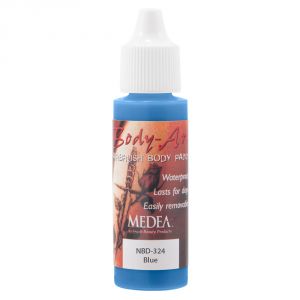 Medea Body-Art Airbrush Paint Blue 1 oz