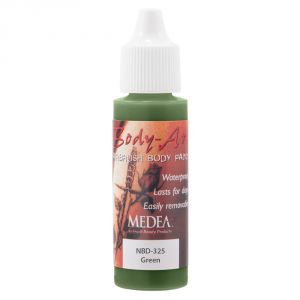 Medea Body-Art Airbrush Paint Green 1 oz