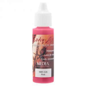 Medea Body-Art Airbrush Paint Pink 1 oz
