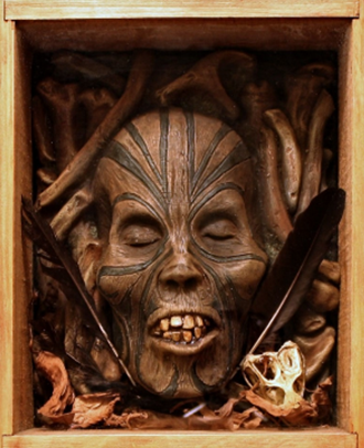 image of a special fx mask and bones